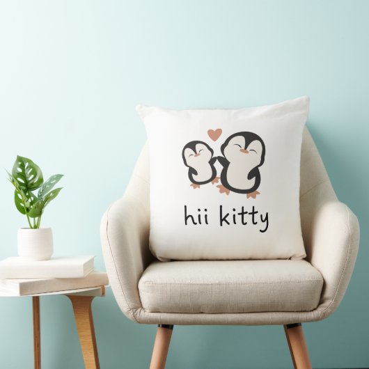 Coussin hii kitty  cute pillowcase (Chaise)