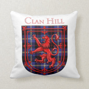 Coussin Hill Tartan Scottish Plaid Lion Rampant