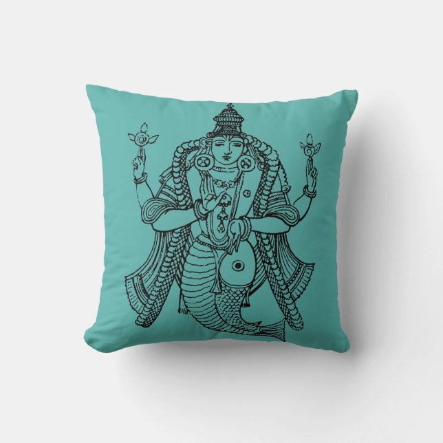Coussin Hindouisme : Vishnu (Recto)