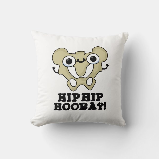 Coussin Hip Hip Hop Funny Anatomy Pun (Recto)