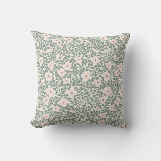 Coussin Hippie Boho Floral  (Recto)