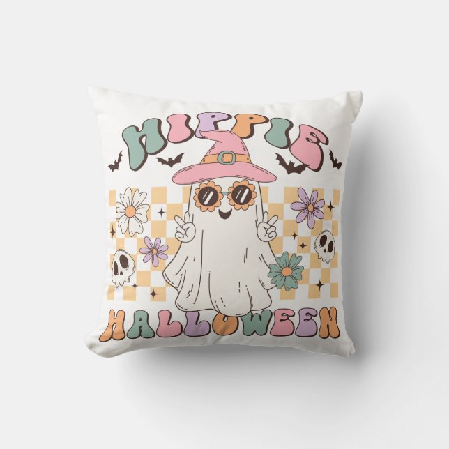 Coussin Hippie Halloween (Recto)