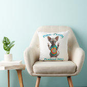 Coussin Hippie paisible Boho Kitten Vibes (Chaise)