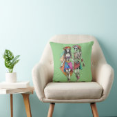 Coussin Hippie Skeleton Couple (Chaise)
