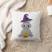 Coussin Hippo de vacances Sorcière d'Halloween Hippo (Couverture)
