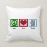 Coussin Hippo mignon<br><div class="desc">Les hippopotames de paix</div>