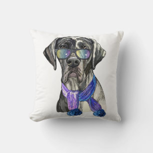 Coussin Hipposter à la mode Great Dane