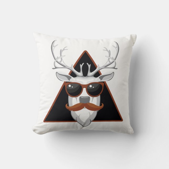 Coussin Hipster Antler Art (Recto)