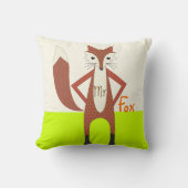 Coussin Hipster Forest Fox Baby Nursery (Recto)