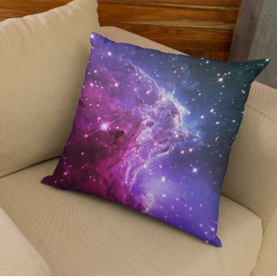 Coussin Hipster Violet Ombre Tête de Singe Nébuleuse