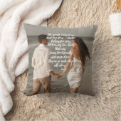 Coussin Histoire d'amour de Rumi Ajoutez votre photo Poème (Couverture)