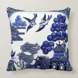 Coussin Histoire d'amour légendaire des Motifs de Blue Wil