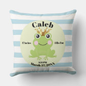 Coussin Histoire de conte de fées Grenouille Prince Bleu C (Verso)