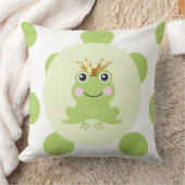 Coussin Histoire de conte de fées Grenouille Prince Couron (Couverture)