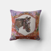 Coussin histoire magique chevaux (Verso)