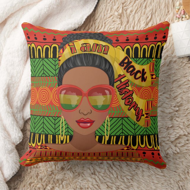 Coussin Histoire noire Multi - Couleur Jeu d'oreiller (Couverture)