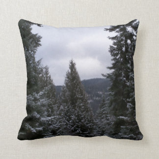 Coussin Hiver dans les Rocheuses