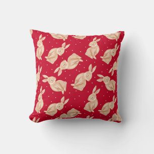 Coussin Hiver Merveilles Bois Animaux Noël