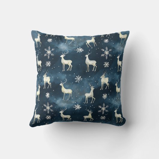 Coussin Hiver neigeux (Verso)