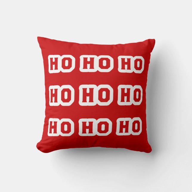 Coussin HO HO C'est le Père Noël (Recto)