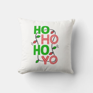 Coussin Ho Ho Ho Funny Noël