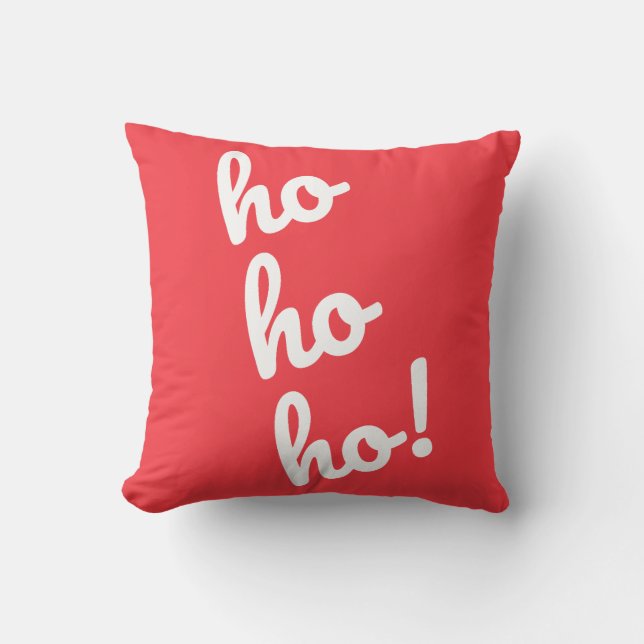 Coussin Ho Ho Ho! Santa Ho Noël (Recto)