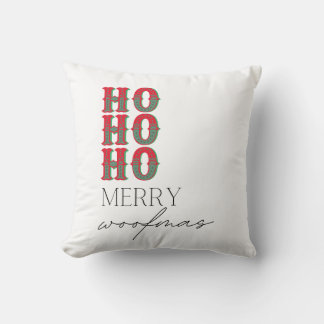 Coussin Ho Ho Joyeux Woofmas