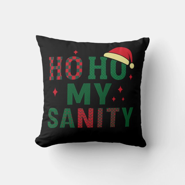 Coussin Ho Ho Ma Santé (Recto)