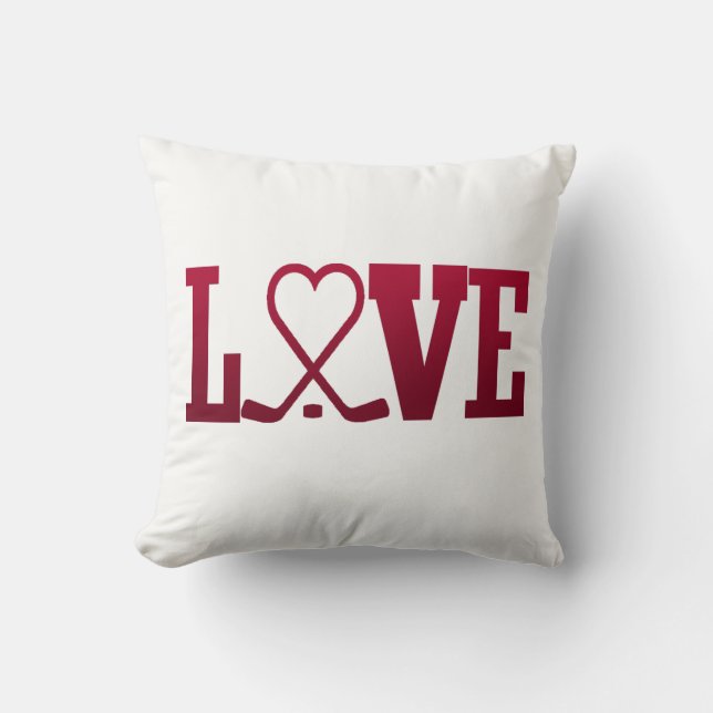 COUSSIN HOCKEY D'AMOUR (Recto)
