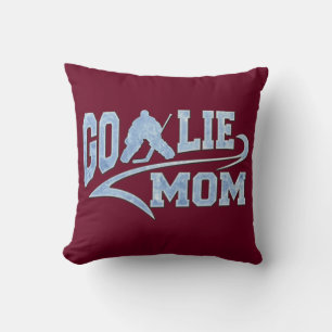 Coussin Hockey Goalie Mom Athletic Tail
