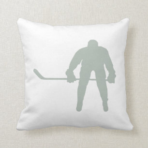 Coussin Hockey gris cendré