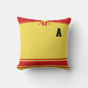 Coussin Hockey Jersey Personnalisé Nom et Numéro Modèle Co
