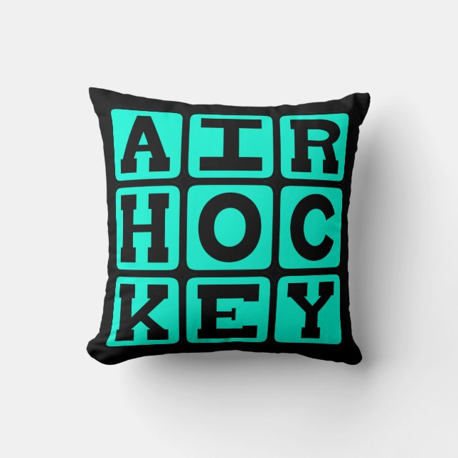 Coussin Hockey sur air, jeu de table (Recto)