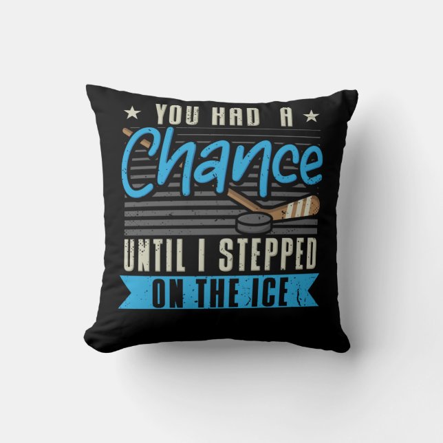 Coussin Hockey sur glace (Recto)