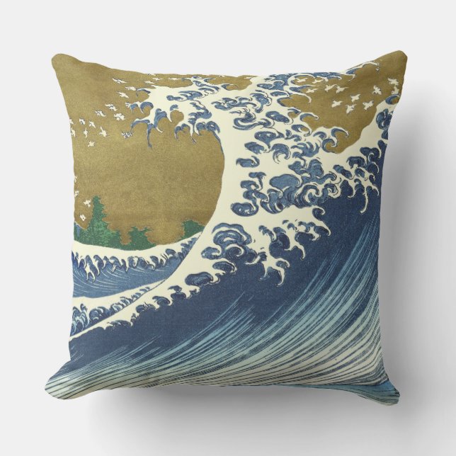 Coussin Hokusai (Recto)
