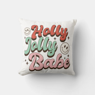 Coussin Holly Jolly Babe Noël Super