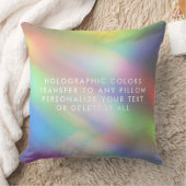 Coussin Hologramme moderne Pastel Arc-en-ciel Sirène Unico (Couverture)