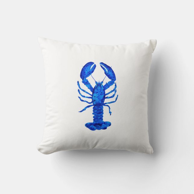 Coussin Homard bleu (Recto)