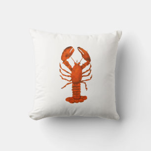 Coussin Homard rouge