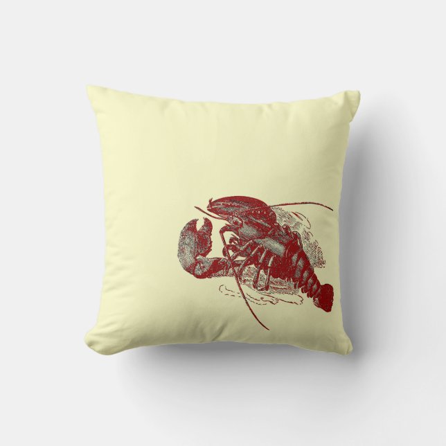Coussin Homard vintage (Recto)
