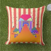 Coussin Home Red Stripes (Herbe)