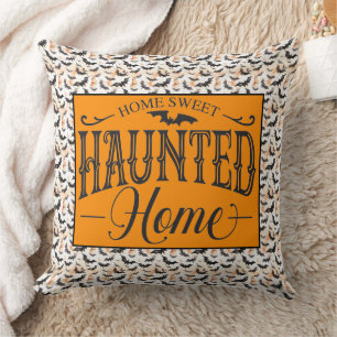 Coussin Home sweet haunted home