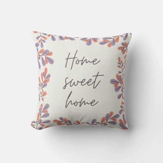 Coussin Home Sweet Home (Recto)