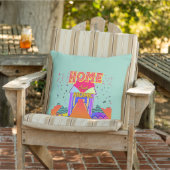 Coussin Home Sweet Home Aqua (Chaise)