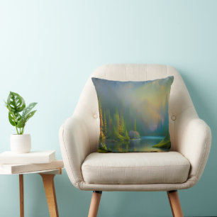 Coussin Home Sweet Home dans les bois