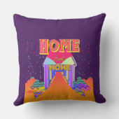 Coussin Home Sweet Home Purple (Verso)