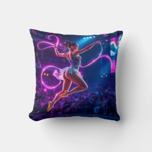 Coussin Hommage à Rythmic Gymnastic et Neon