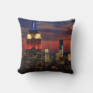 Coussin Hommage Lumineux 11 Sept, World Trade Cntr ESB #1 