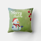 Coussin Homme de neige (Verso)