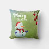 Coussin Homme de neige (Recto)